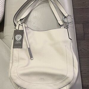 Vince Camuto Gray Hobo Bag with Silver Hardware
